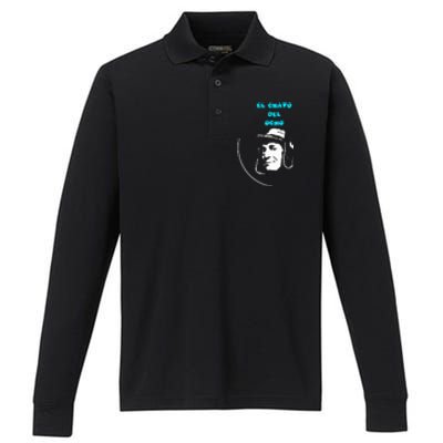 El Chavo Del Ocho Performance Long Sleeve Polo