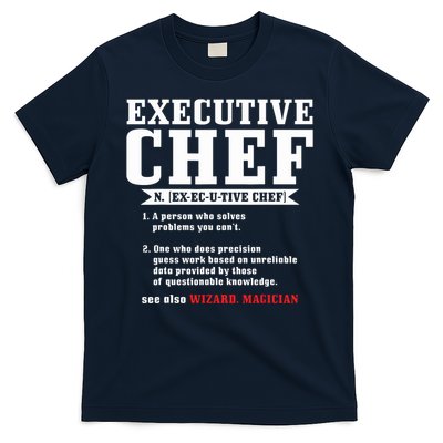 Executive Chef Definition Funny Chef Cook Cooking T-Shirt