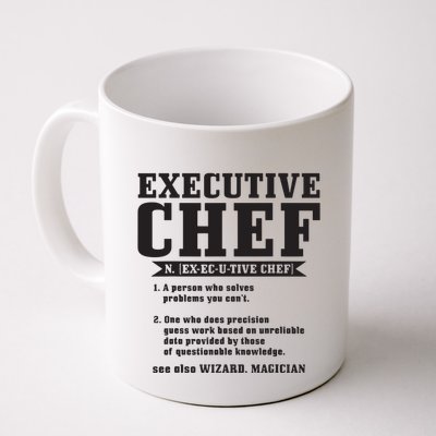 Executive Chef Definition Funny Chef Cook Cooking Mug