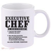 Executive Chef Definition Funny Chef Cook Cooking 11oz C Handle Ceramic Mug