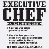 Executive Chef Definition Funny Chef Cook Cooking Cooling Performance Long Sleeve Crew