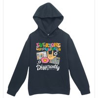 Everyone Communicates Differently Teacher Day Urban Pullover Hoodie