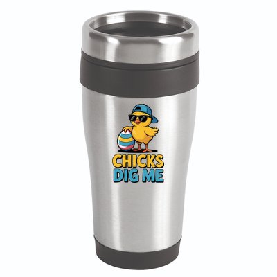 Easter Chicks Dig Me Cute Egg Hunt 16oz Travel Tumbler