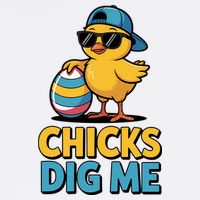 Easter Chicks Dig Me Cute Egg Hunt Cool Comfort Performance Bucket Hat