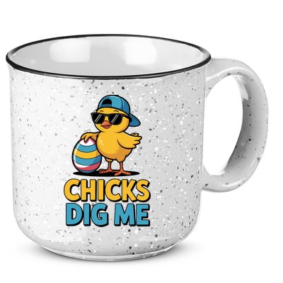 Easter Chicks Dig Me Cute Egg Hunt 15oz Campfire Ceramic Mug