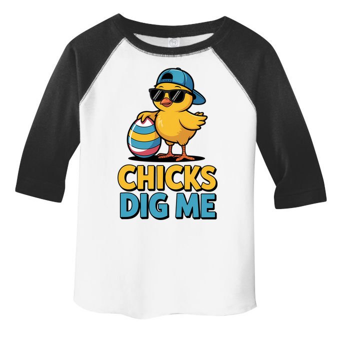 Easter Chicks Dig Me Cute Egg Hunt Toddler Fine Jersey T-Shirt