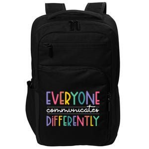 Everyone Communicate Differently Autism Special Ed Teacher Impact Tech Backpack