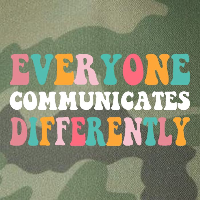 Everyone Communicates Differently Quote Legacy Tie Dye Trucker Hat