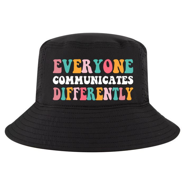 Everyone Communicates Differently Quote Cool Comfort Performance Bucket Hat