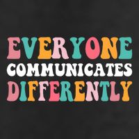 Everyone Communicates Differently Quote Golf Towel