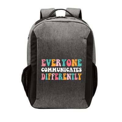 Everyone Communicates Differently Quote Vector Backpack
