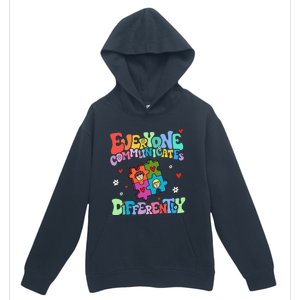 Everyone Communicates Differently Funny Design Urban Pullover Hoodie