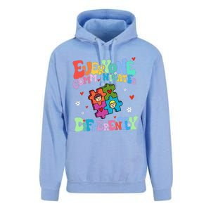 Everyone Communicates Differently Funny Design Unisex Surf Hoodie