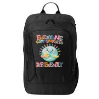 Everyone Communicates Differently Funny City Backpack