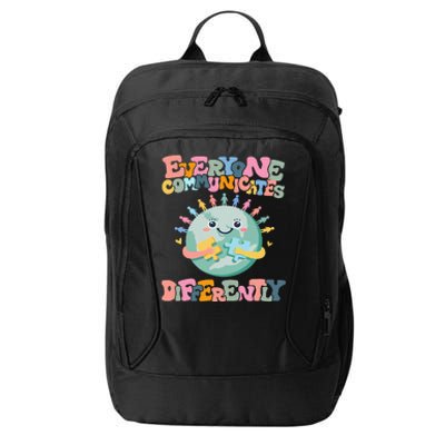 Everyone Communicates Differently Funny City Backpack