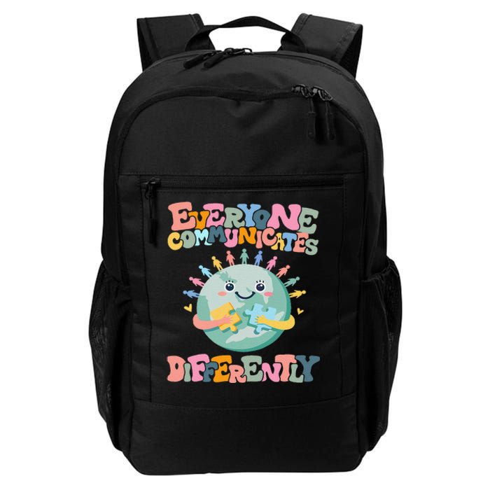 Everyone Communicates Differently Funny Daily Commute Backpack