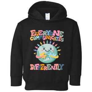 Everyone Communicates Differently Funny Toddler Hoodie