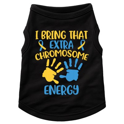 Extra Chromosome Down Syndrome Funny Trisomy 21 Doggie Tank