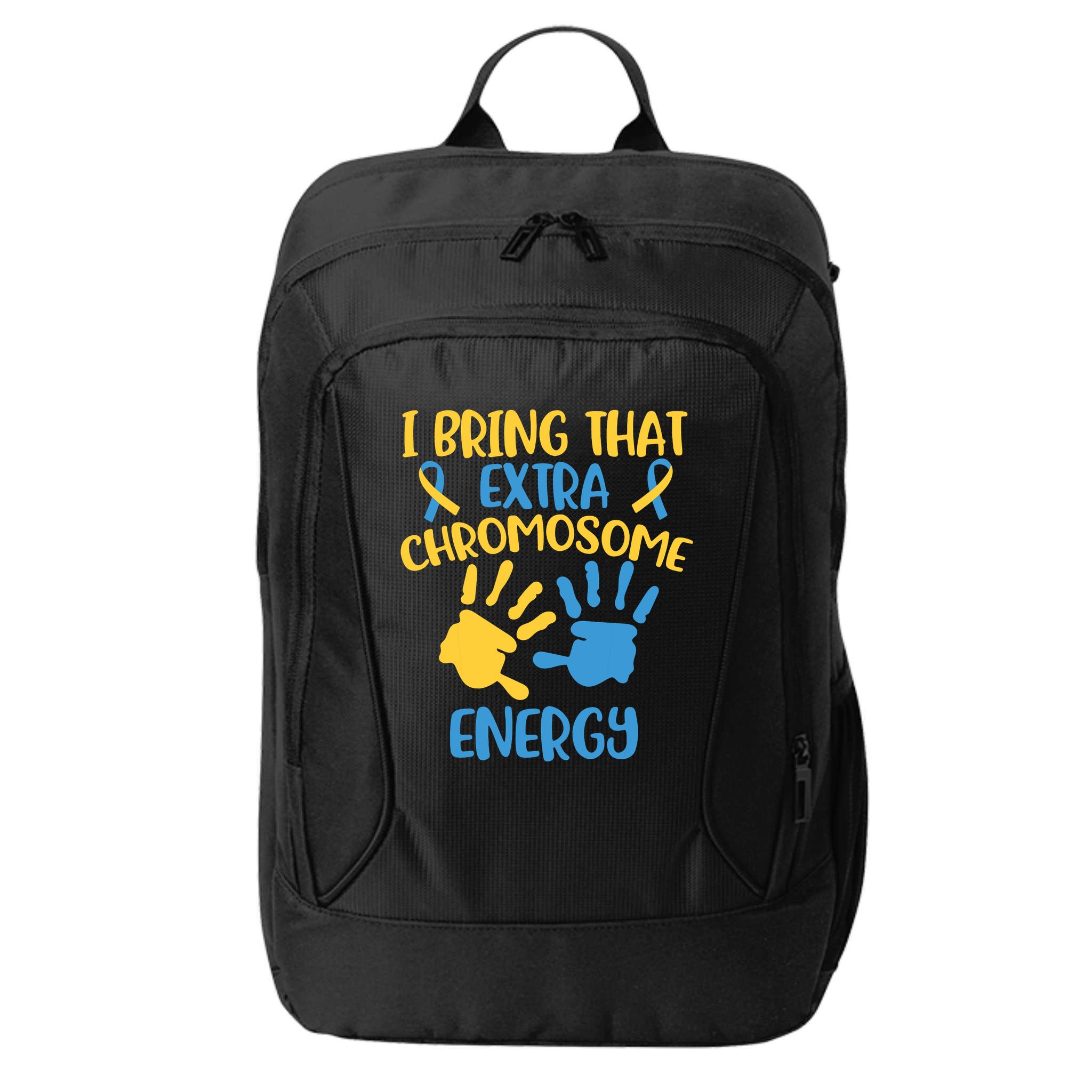 Extra Chromosome Down Syndrome Funny Trisomy 21 City Backpack