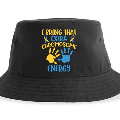 Extra Chromosome Down Syndrome Funny Trisomy 21 Sustainable Bucket Hat