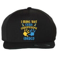 Extra Chromosome Down Syndrome Funny Trisomy 21 Wool Snapback Cap