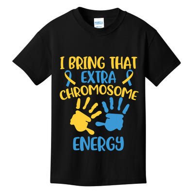 Extra Chromosome Down Syndrome Funny Trisomy 21 Kids T-Shirt