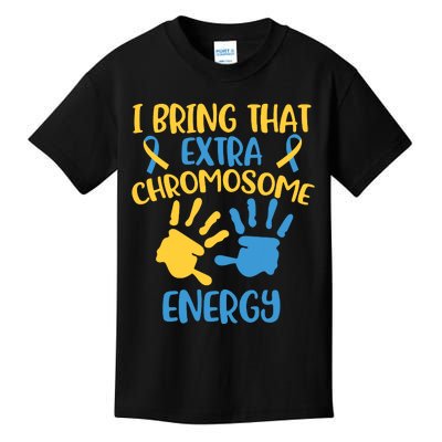 Extra Chromosome Down Syndrome Funny Trisomy 21 Kids T-Shirt