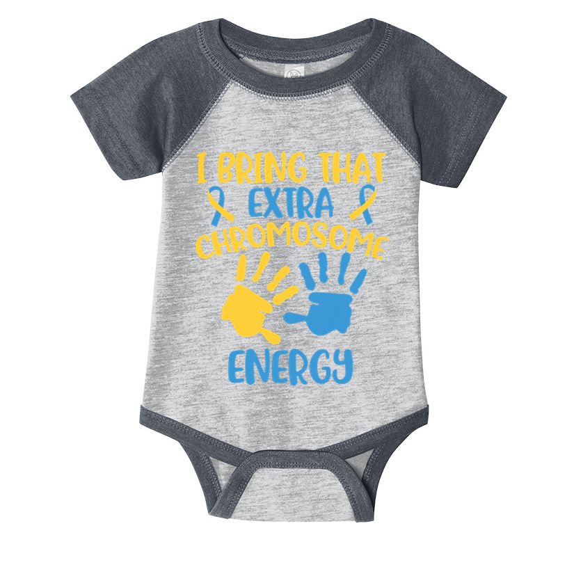 Extra Chromosome Down Syndrome Funny Trisomy 21 Infant Baby Jersey Bodysuit