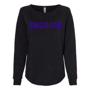 Emerson College Womens California Wash Sweatshirt