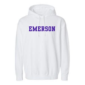 Emerson College Garment-Dyed Fleece Hoodie