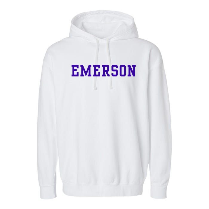 Emerson College Garment-Dyed Fleece Hoodie