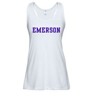 Emerson College Ladies Essential Flowy Tank