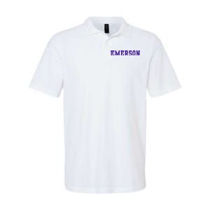 Emerson College Softstyle Adult Sport Polo