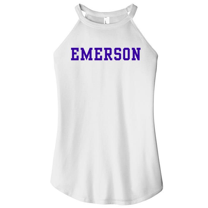 Emerson College Women's Perfect Tri Rocker Tank