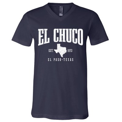 El Chuco El Paso Texas Pride Vintage Est. 1873 V-Neck T-Shirt