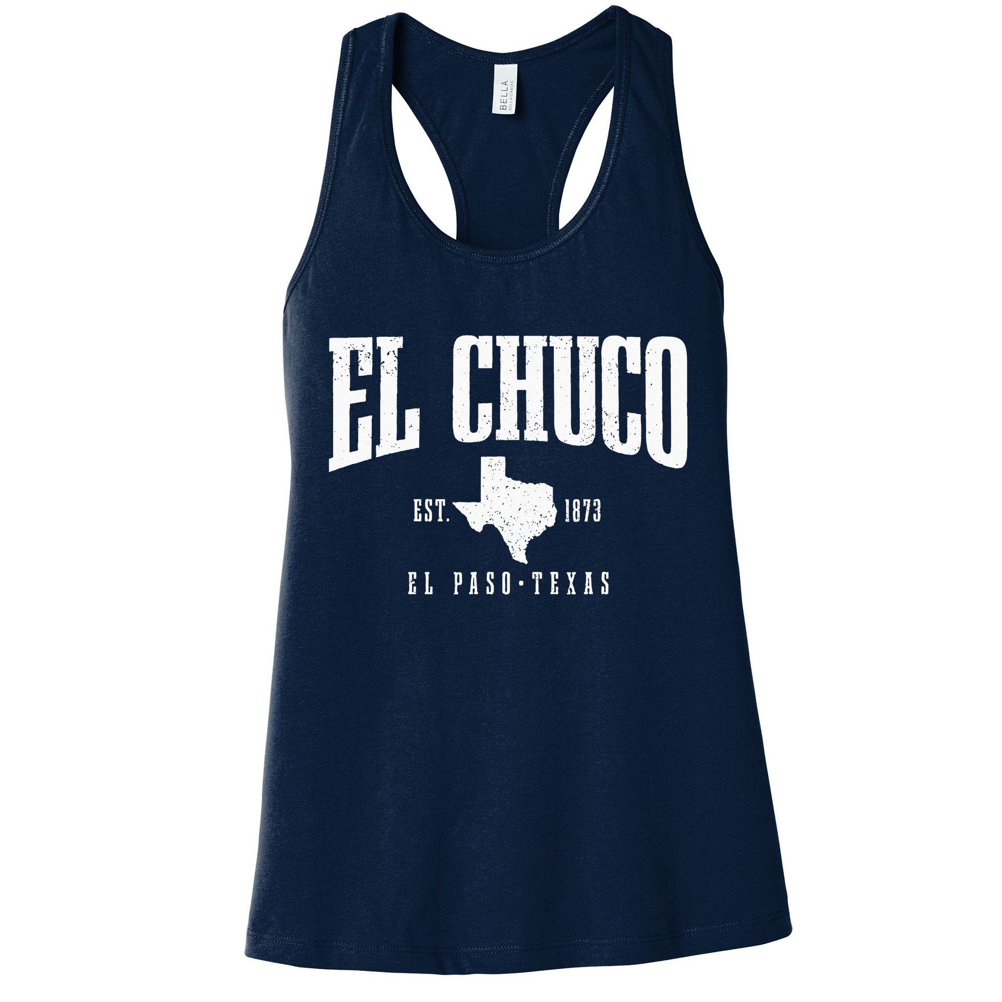 El Chuco El Paso Texas Pride Vintage Est. 1873 Womens Tank Top