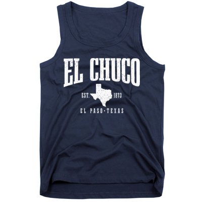 El Chuco El Paso Texas Pride Vintage Est. 1873 Tank Top