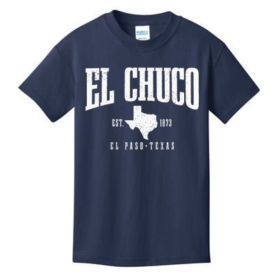 El Chuco El Paso Texas Pride Vintage Est. 1873 Kids T-Shirt