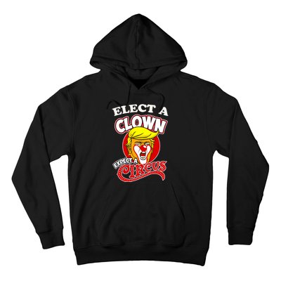 Elect Clown Expect A Circus Dump Trump! Elect A Clown Hoodie