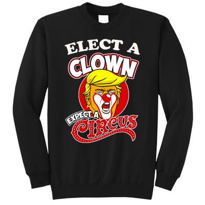 Elect Clown Expect A Circus Dump Trump! Elect A Clown Sweatshirt