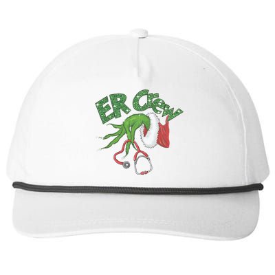 Er Crew Emergency Room Nurse Christmas Snapback Five-Panel Rope Hat