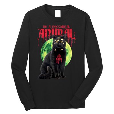 Evil Cat Long Sleeve Shirt