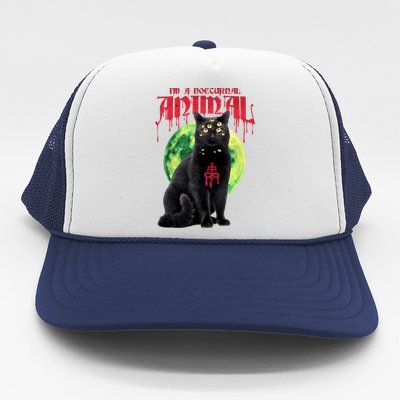 Evil Cat Trucker Hat