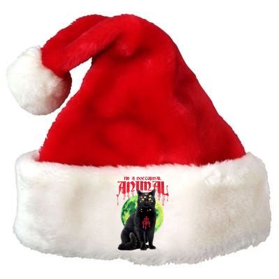 Evil Cat Premium Christmas Santa Hat