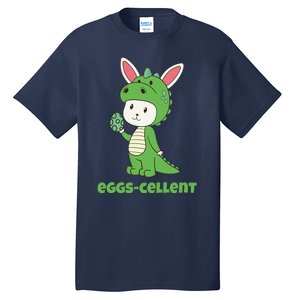 Eggs Cellent Easter T Rex Dinosaur Eggcellent Tall T-Shirt