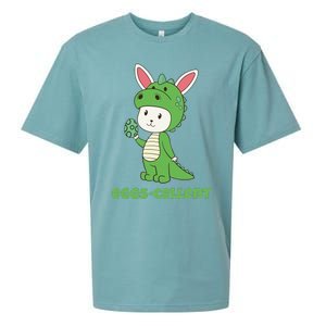 Eggs Cellent Easter T Rex Dinosaur Eggcellent Sueded Cloud Jersey T-Shirt