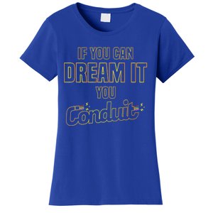 Electrician Conduit Electricity Pun Joke Funny Gift Women's T-Shirt