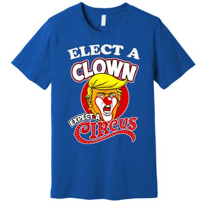 Elect Clown Expect A Circus Dump Trump! Elect A Clown Premium T-Shirt