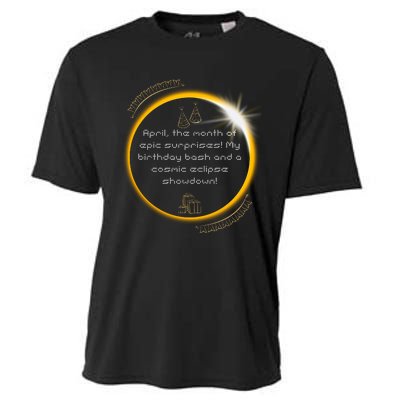 Epic Cosmic Eclipse Surprise Birthday Bash Print Cooling Performance Crew T-Shirt