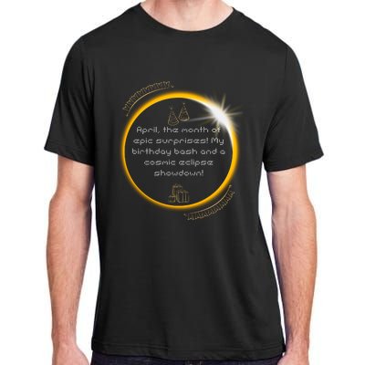 Epic Cosmic Eclipse Surprise Birthday Bash Print Adult ChromaSoft Performance T-Shirt